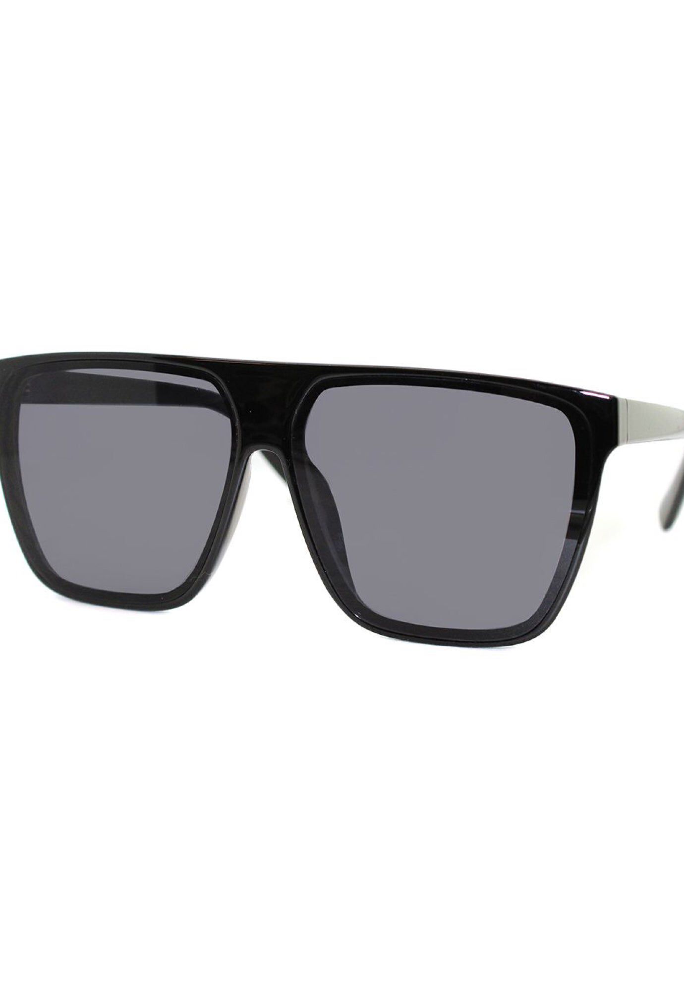 Oversized Shield Sunglasses, BLACK, hi-res image number 0