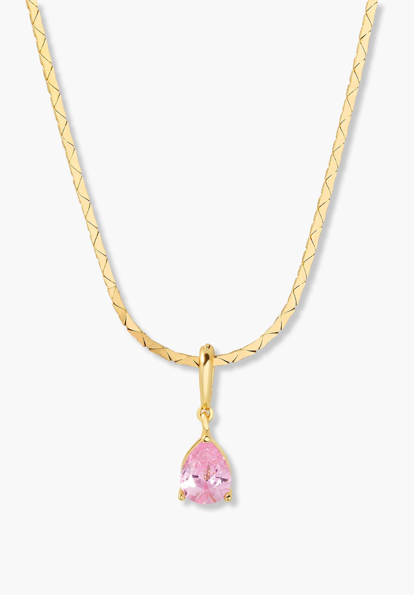 Melrose Teardrop Birthstone Necklace