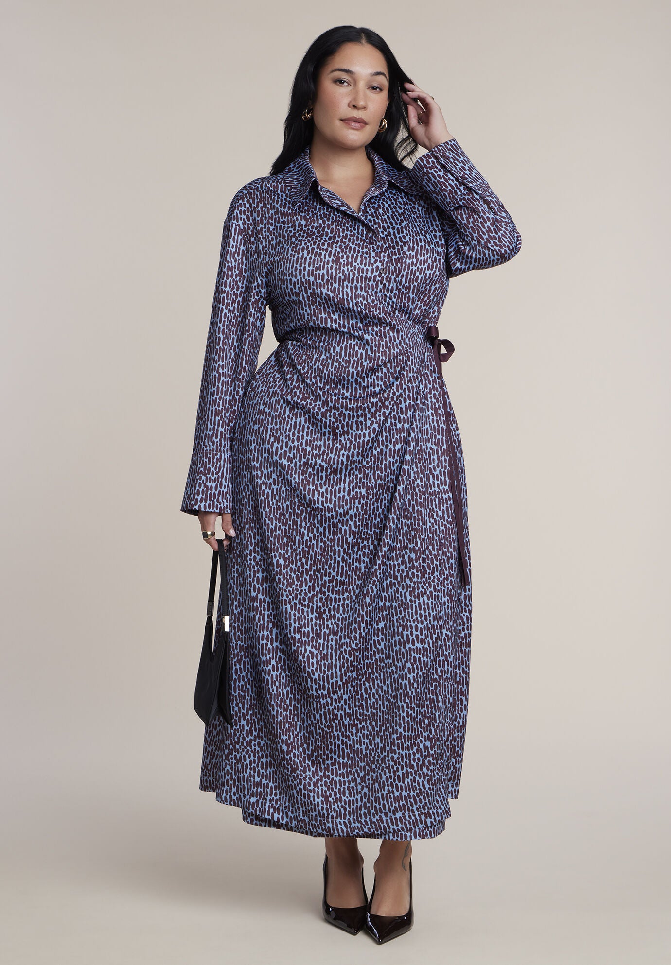 Wrap Detail Maxi Dress