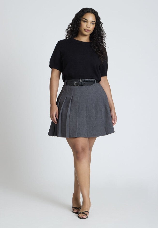 Pleated Mini Skirt ELOQUII
