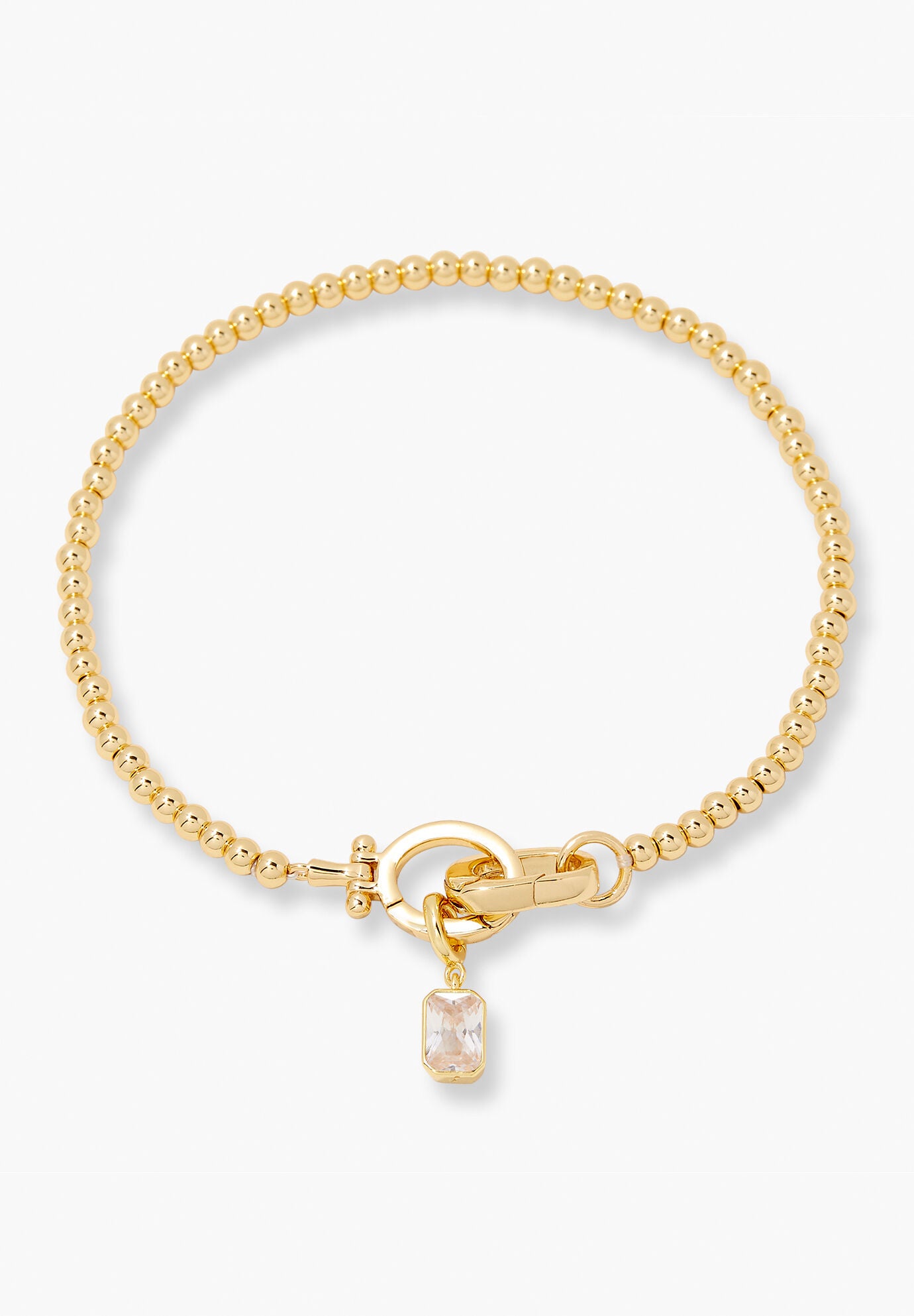 Mackenzie Gold Birthstone Bracelet, APRIL, hi-res image number 0