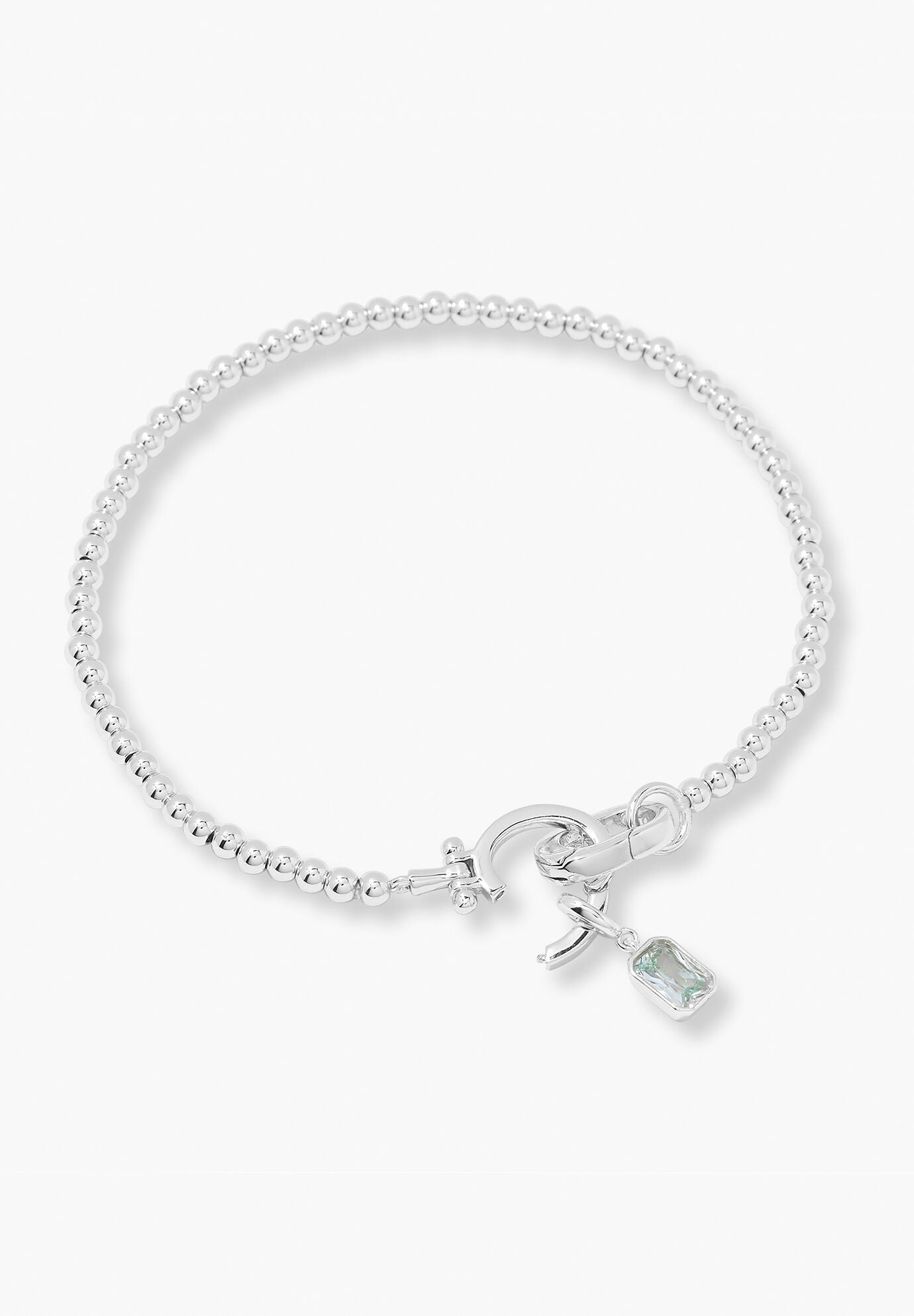Mackenzie Silver Birthstone Bracelet, AUGUST, alternate image number 1