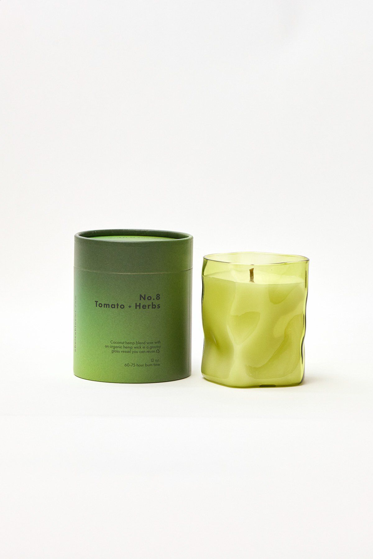 12 oz. No. 8 Tomato + Herbs Candle, NO.8 TOMATO HERBS, hi-res image number 0
