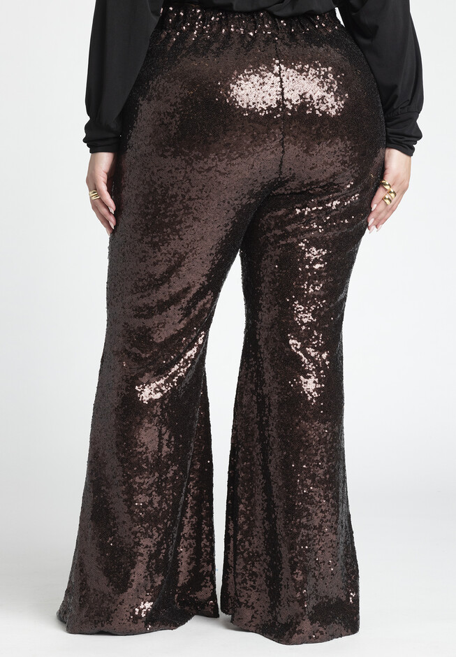 Sequin Flare Pant
