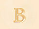 Madeline Gold Initial Pendant, B, alternate image number 1