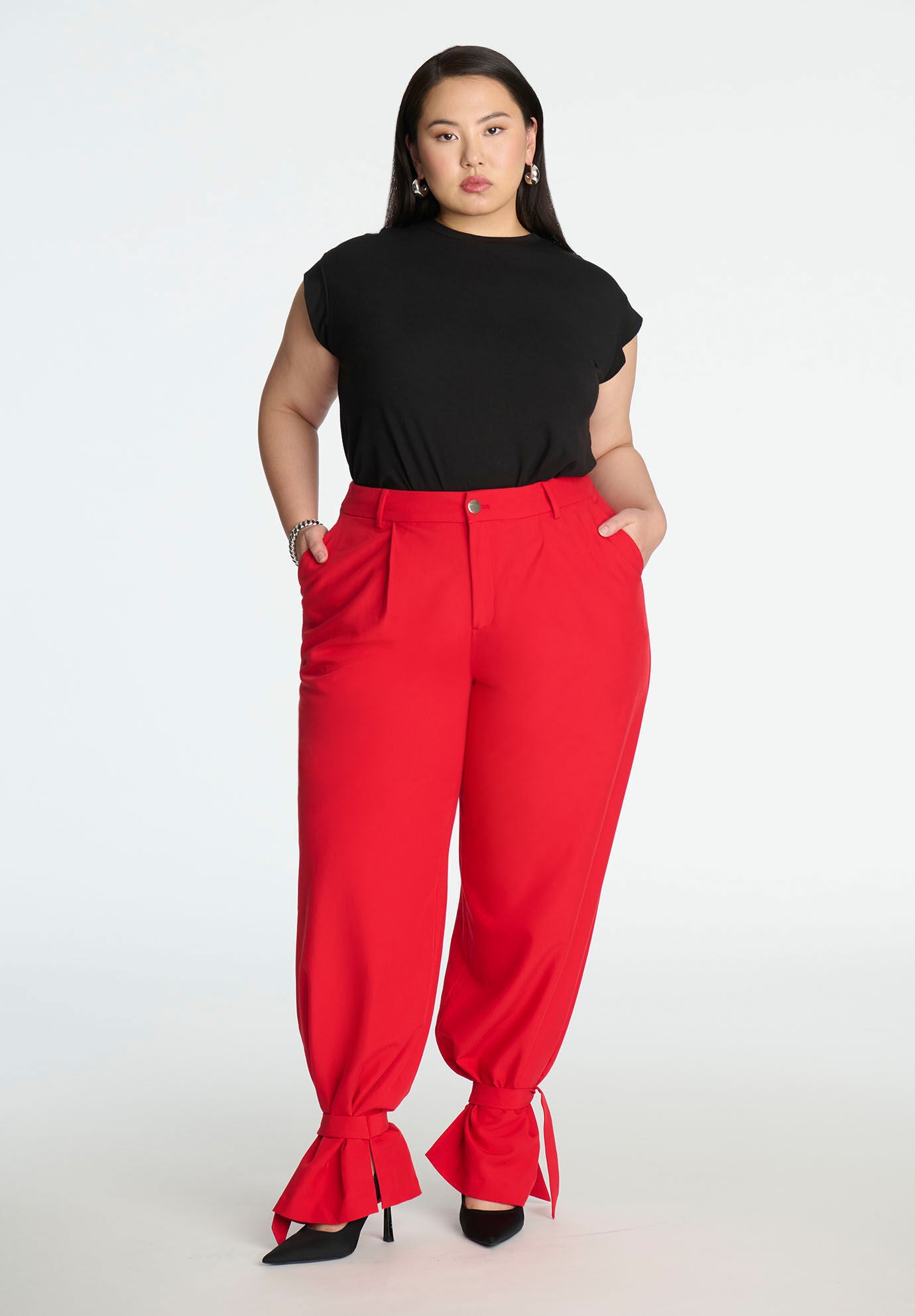 ORIMI BIG BIG SLACKS (LAME STRIPE) – THE ELEPHANT