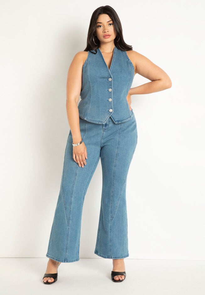 Denim Vest, , alternate image number 2