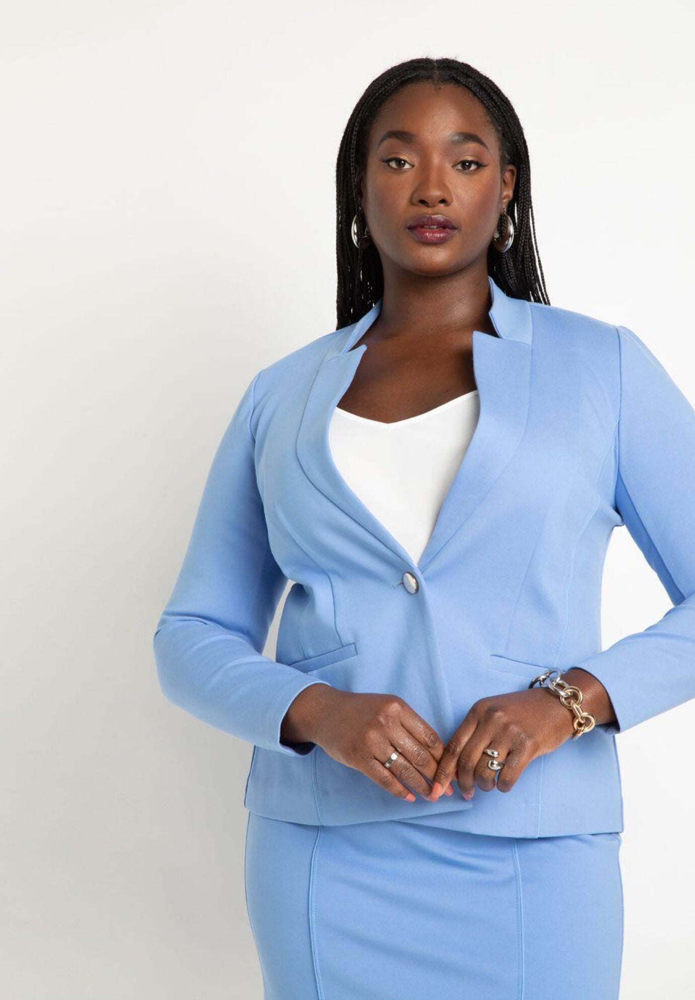Plus size sale formal blazers