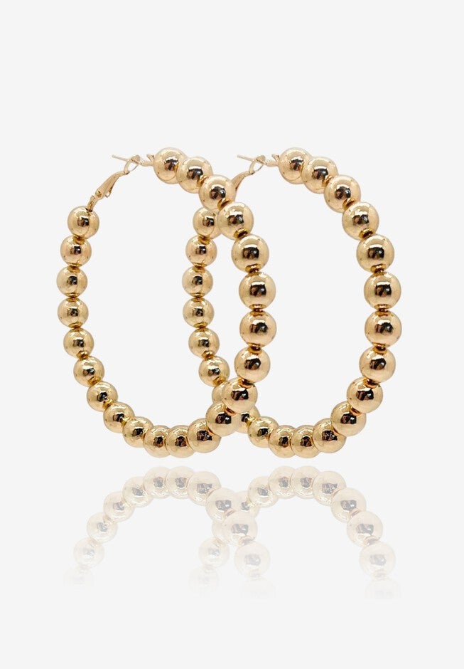 Big Al Earrings, GOLD, hi-res image number 0