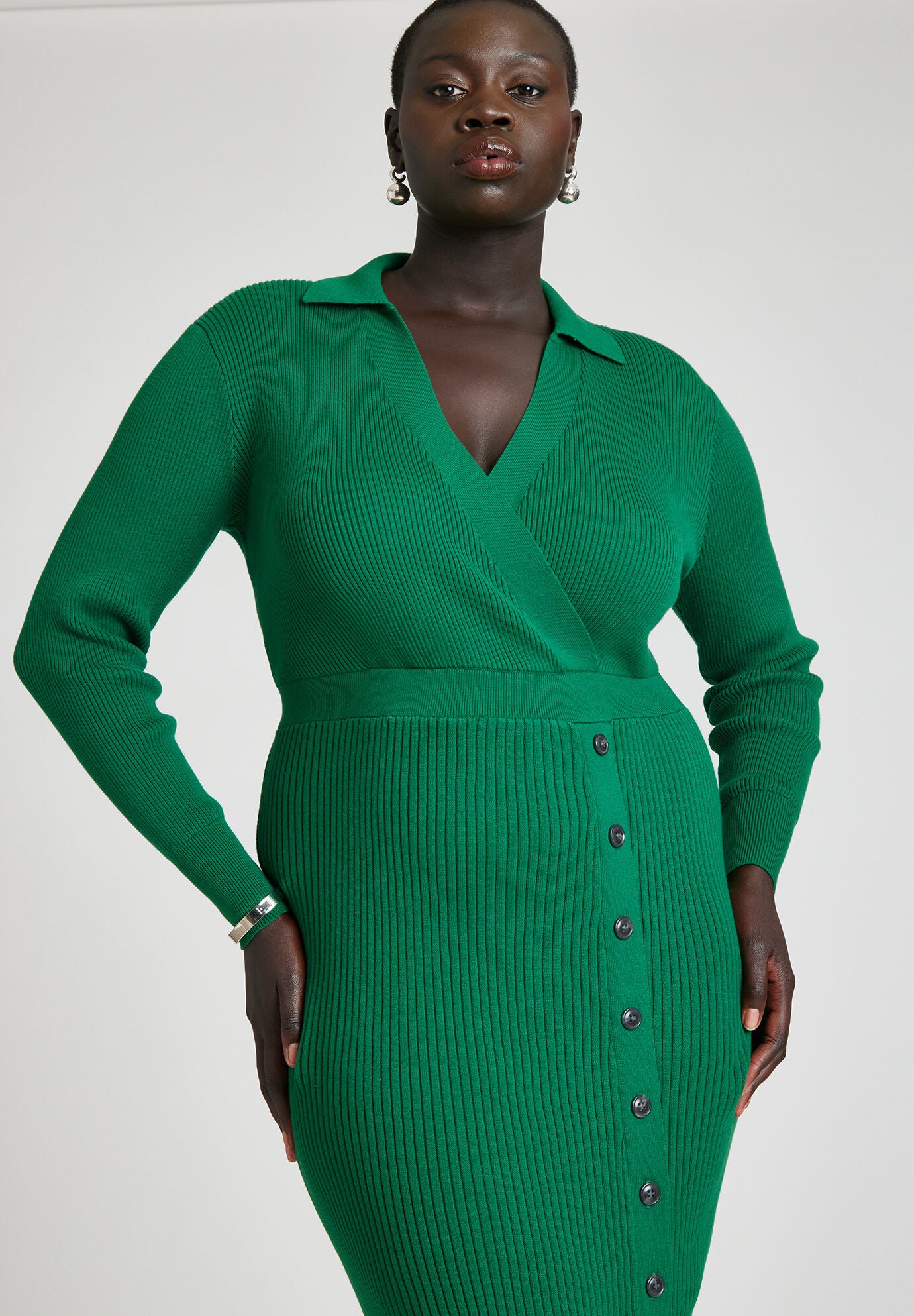 Sweater sale dress plus