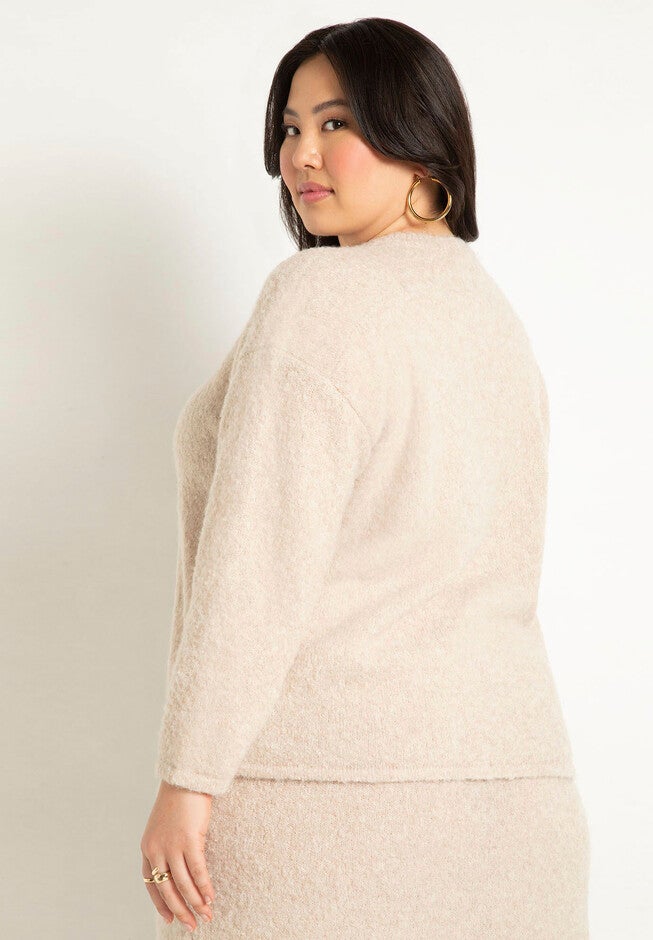 Cozy Boucle Sweater, , alternate image number null
