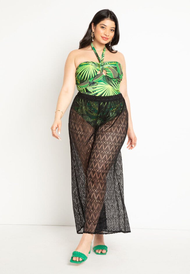 Braided Halter Swimsuit, , alternate image number null