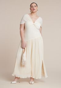Lace Dress With Buttons & Collar | ELOQUII Lace Dress With Buttons & Collar | ELOQUII