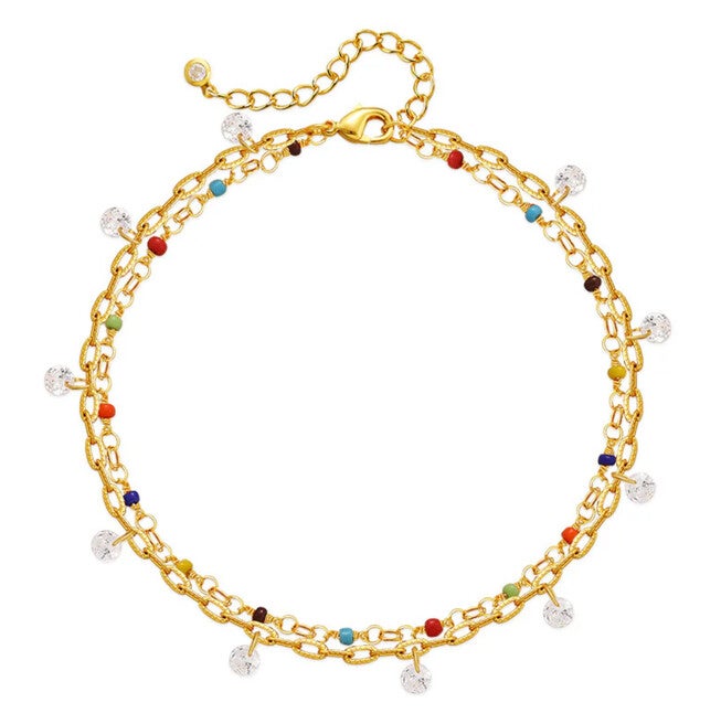 Gisele Anklet, GOLD MULTI, hi-res image number 0