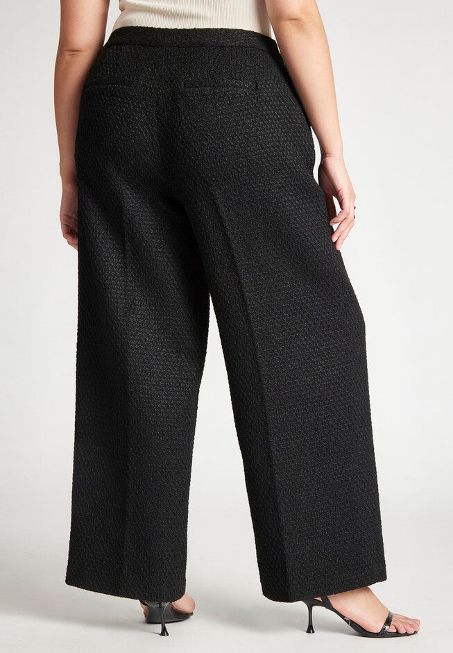 Button Detail Tweed Trouser, , on-hover image number null