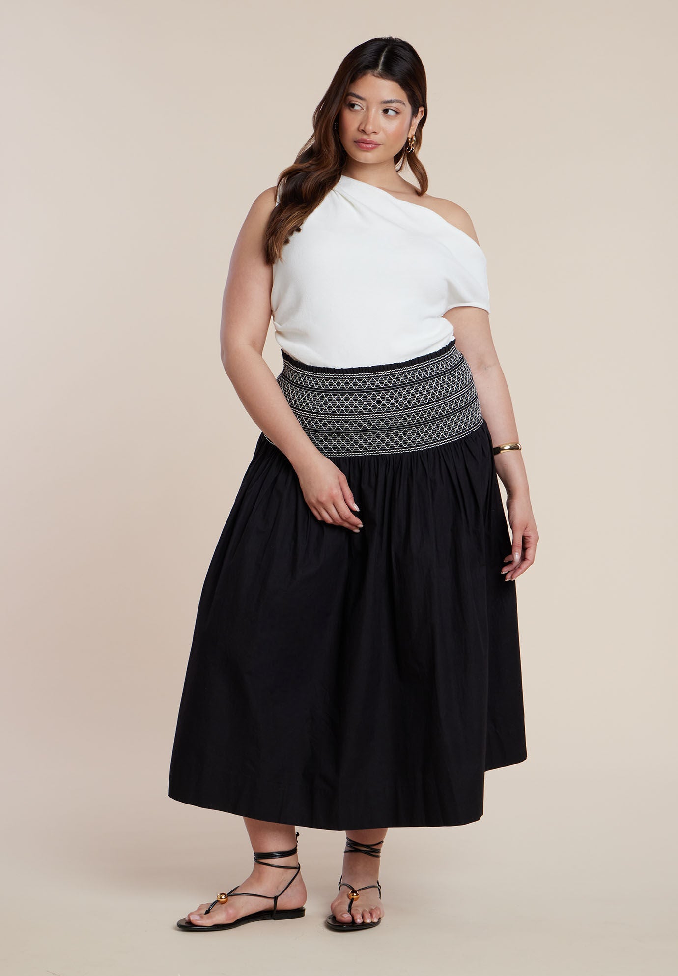 Maxi French Terry Skirt | ELOQUII