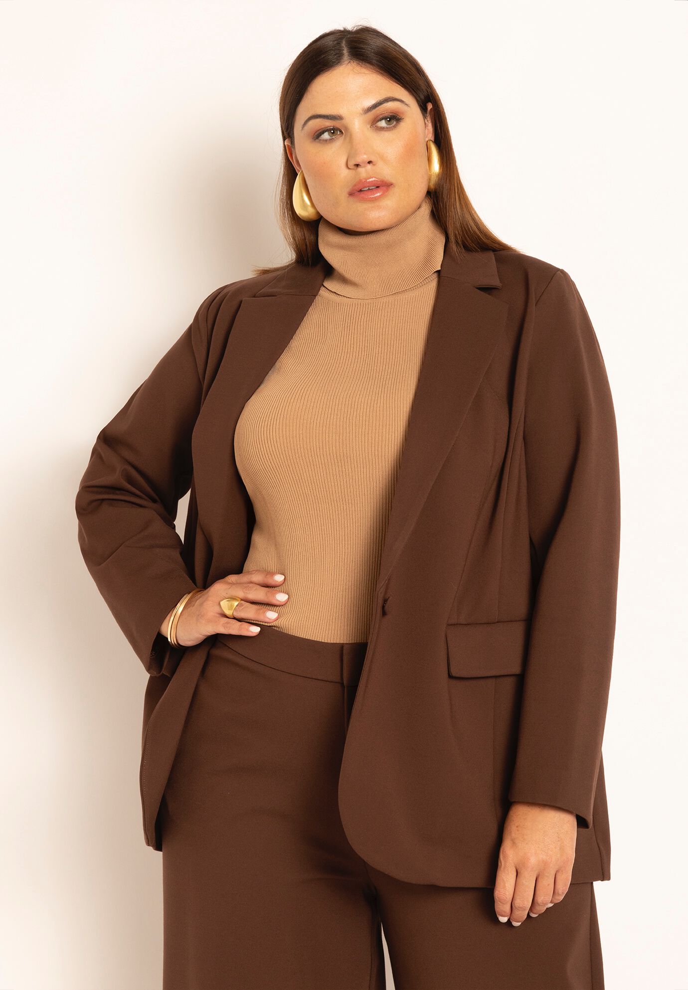 Plus size work blazer outlet