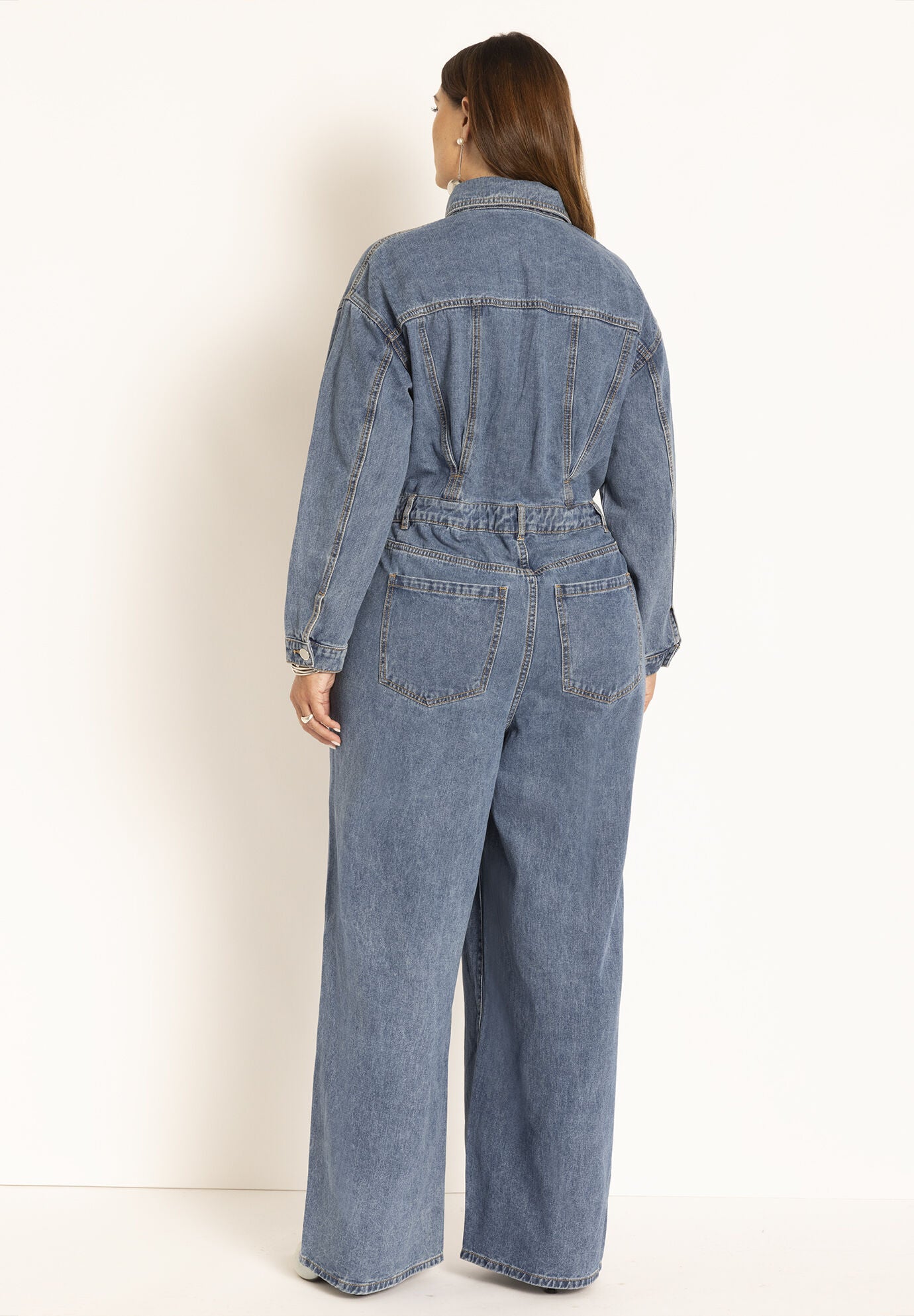 Denim Jumpsuit Eloquii