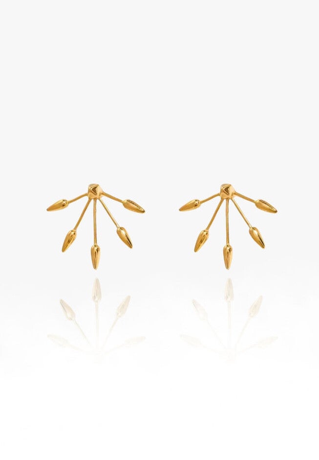 Rey Stud Earrings, GOLD, hi-res image number 0