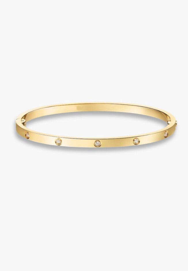 Rhea Cuff Bracelet, GOLD, hi-res image number 0