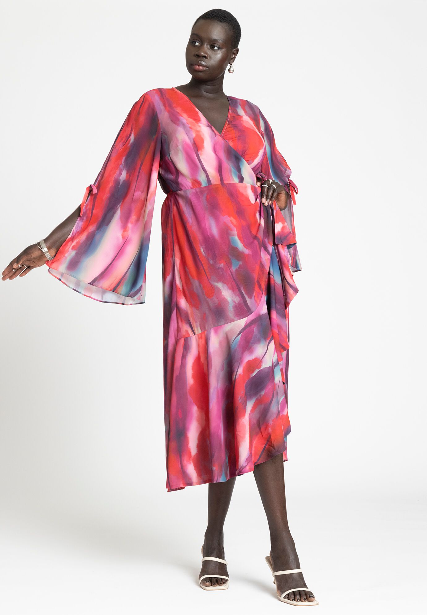 Cutout Wrap Dress by Eloquii