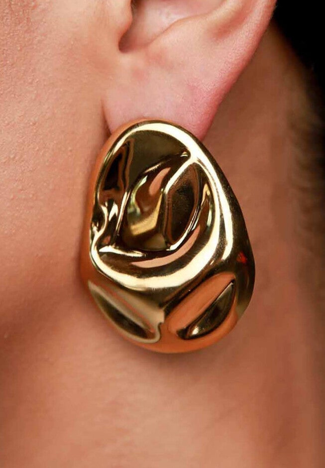 Gina Earrings, GOLD, alternate image number null