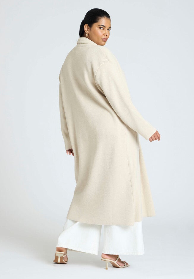 Knit Coatigan, OATMEAL HEATHER, on-hover image number null
