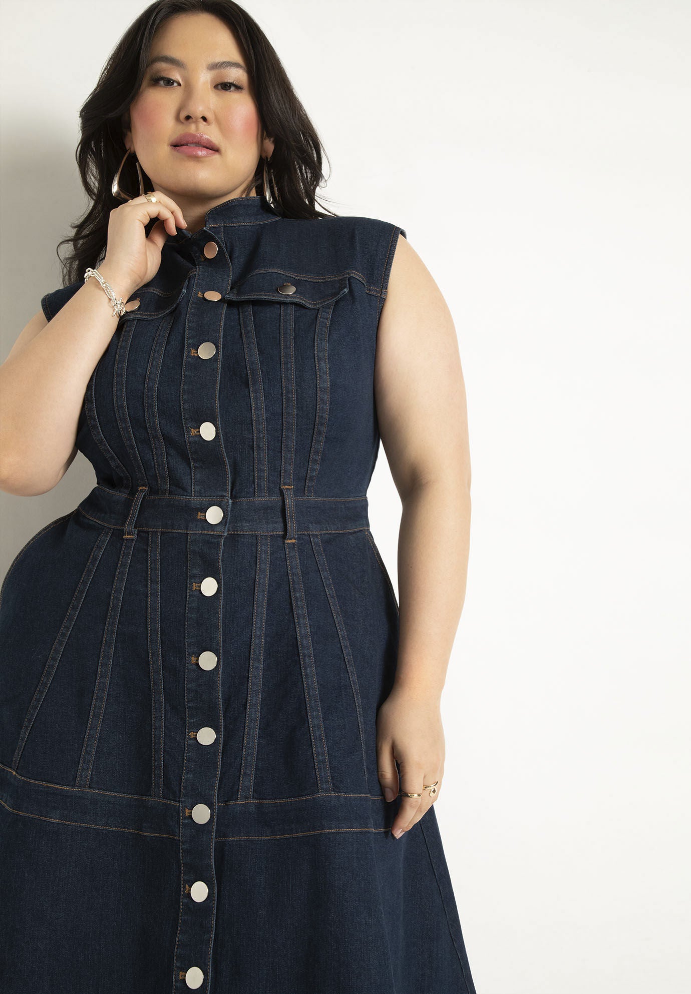 Maong dress shop for chubby