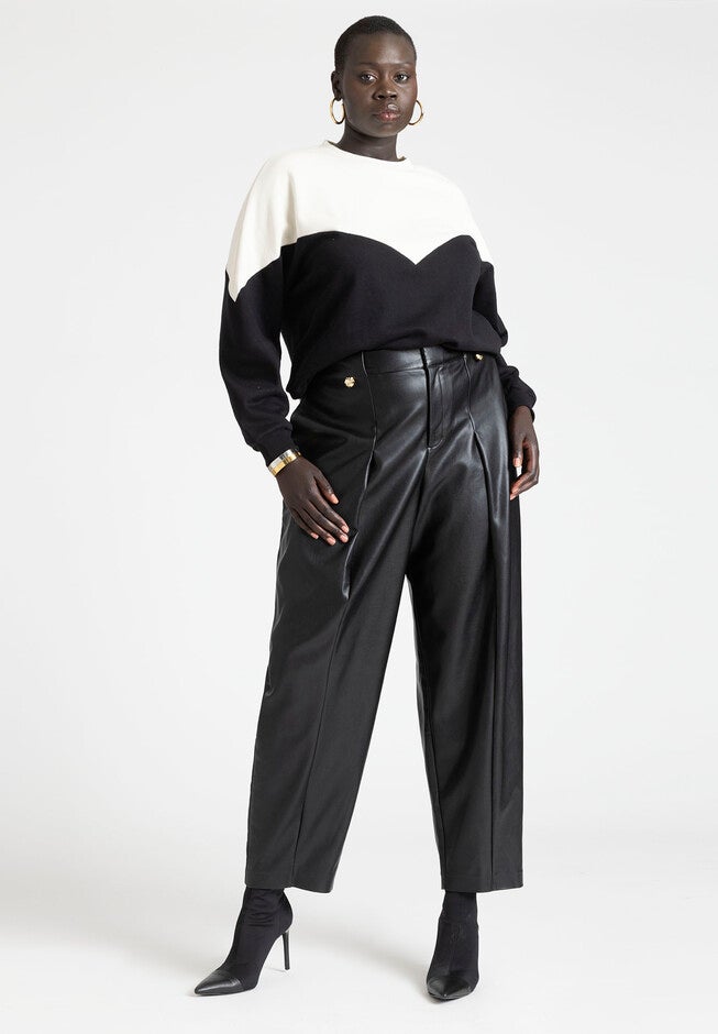 Horizontal Colorblock Sweatshirt, , alternate image number null