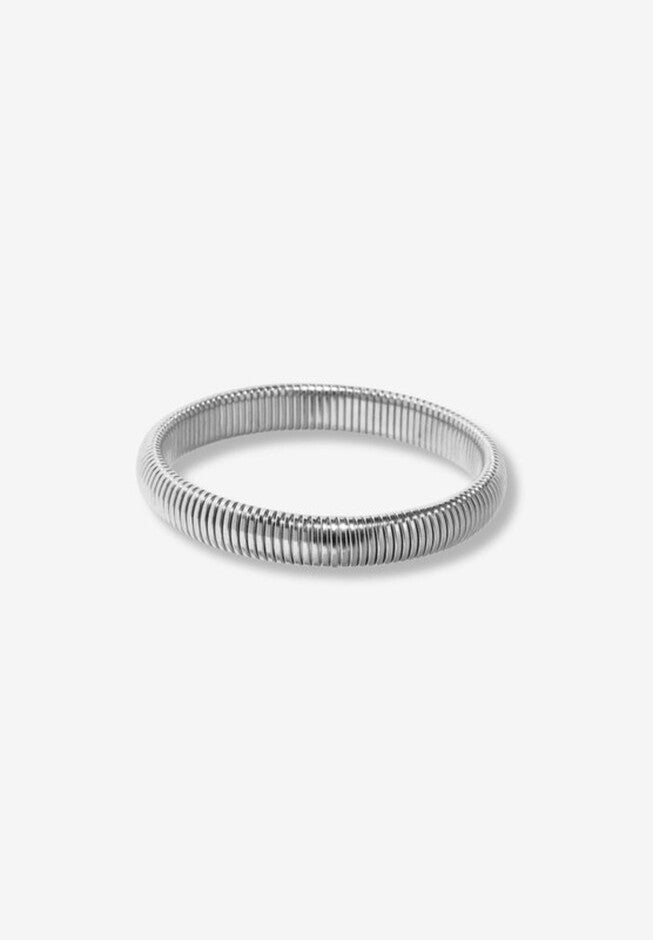 Small Stretch Silver Bracelet, SILVER, hi-res image number null