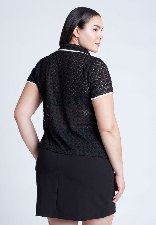 Textured Polo Shirt, BLACK ONYX, on-hover image number null