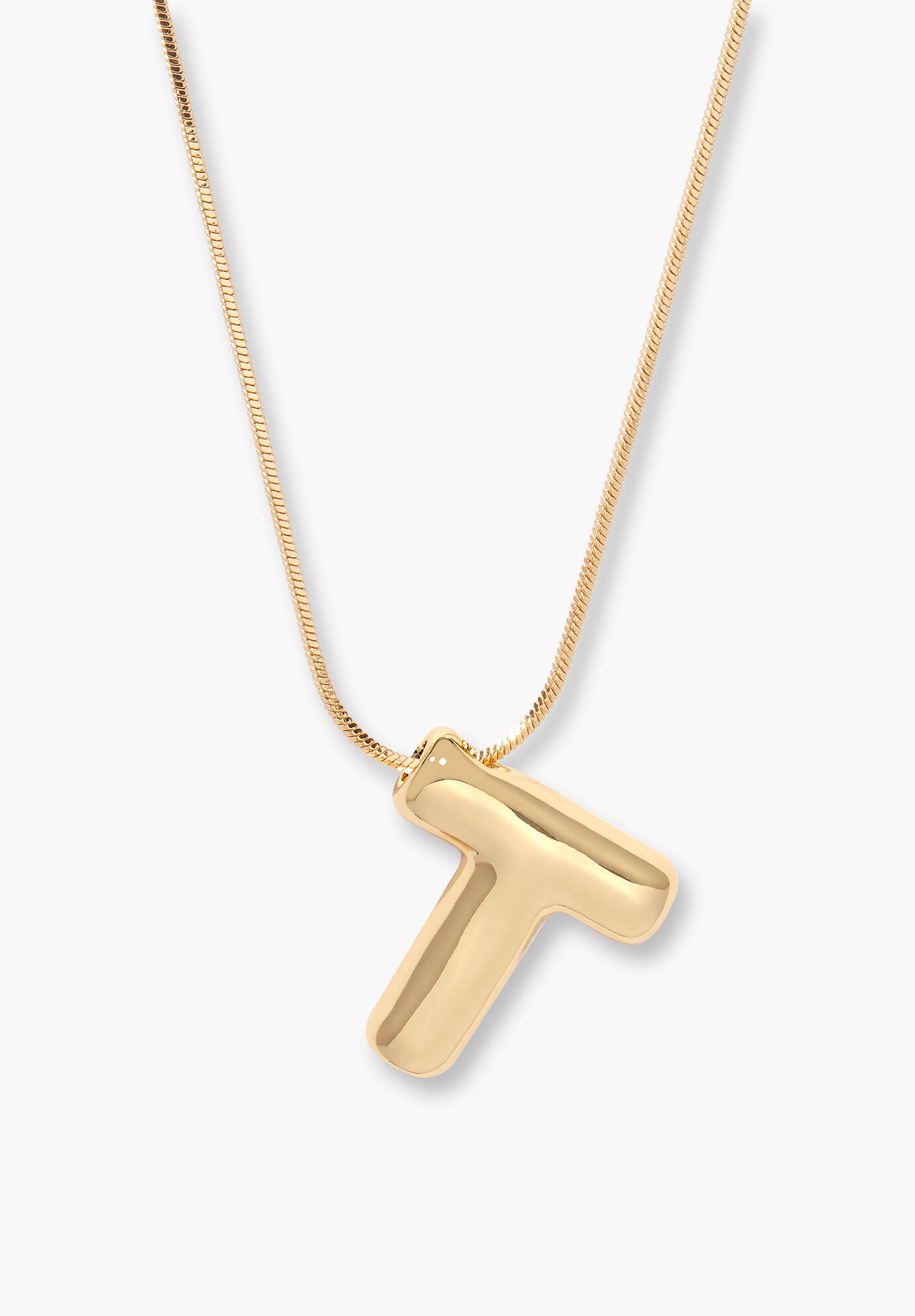 Pippa Bubble Initial Pendant, T, hi-res image number 0