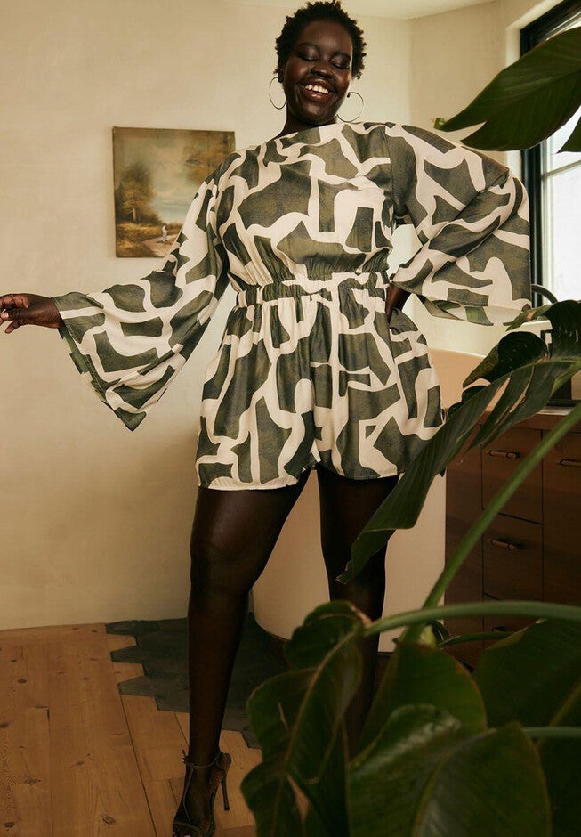 Romper With Tie Back, , alternate image number null