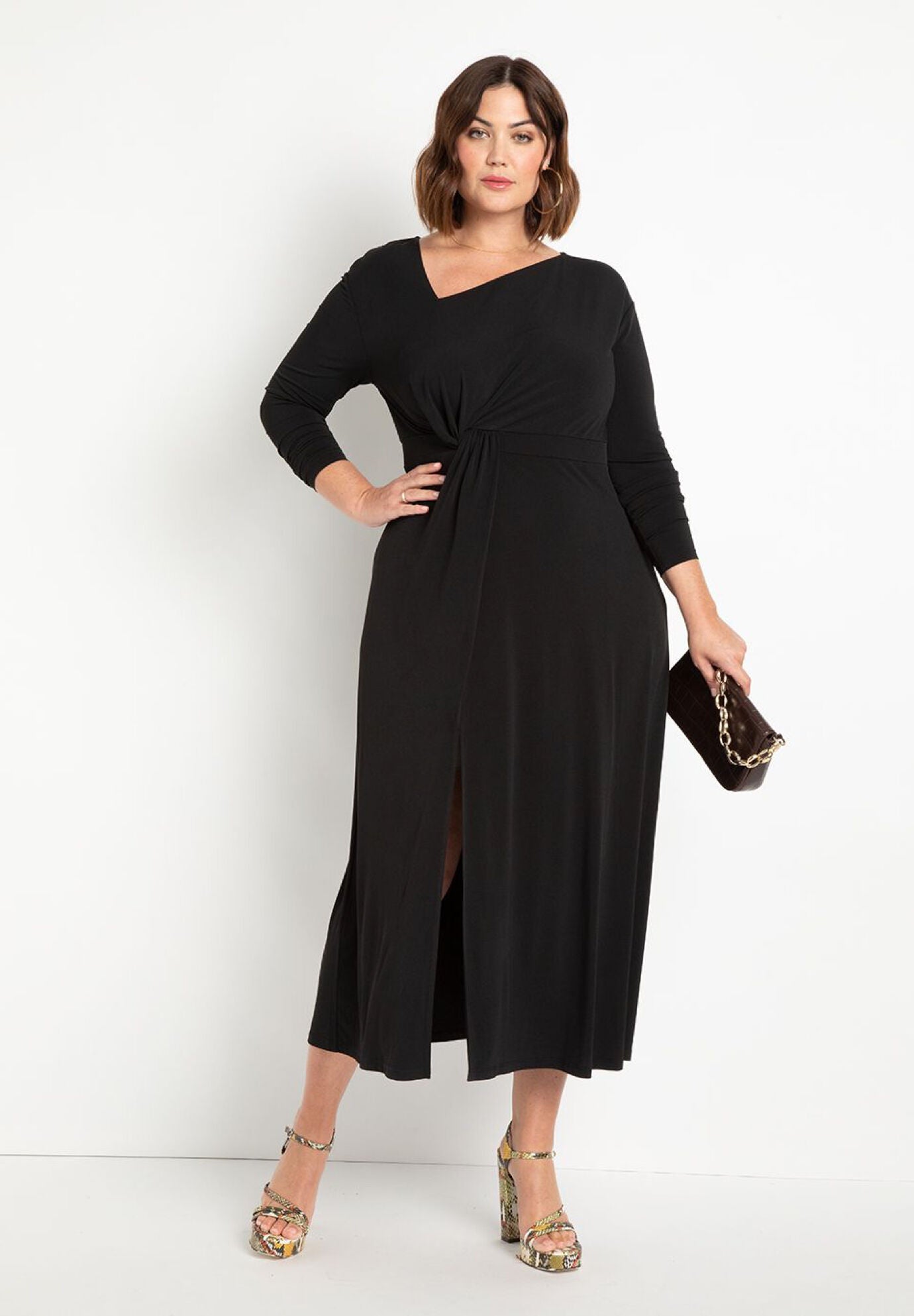 Eloquii fit discount and flare dress