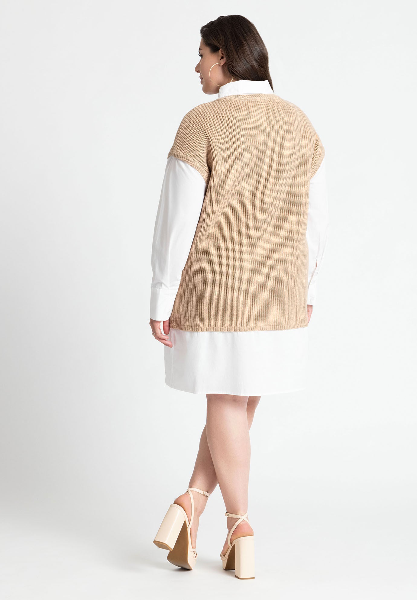 Twofer Shirt Dress | Eloquii