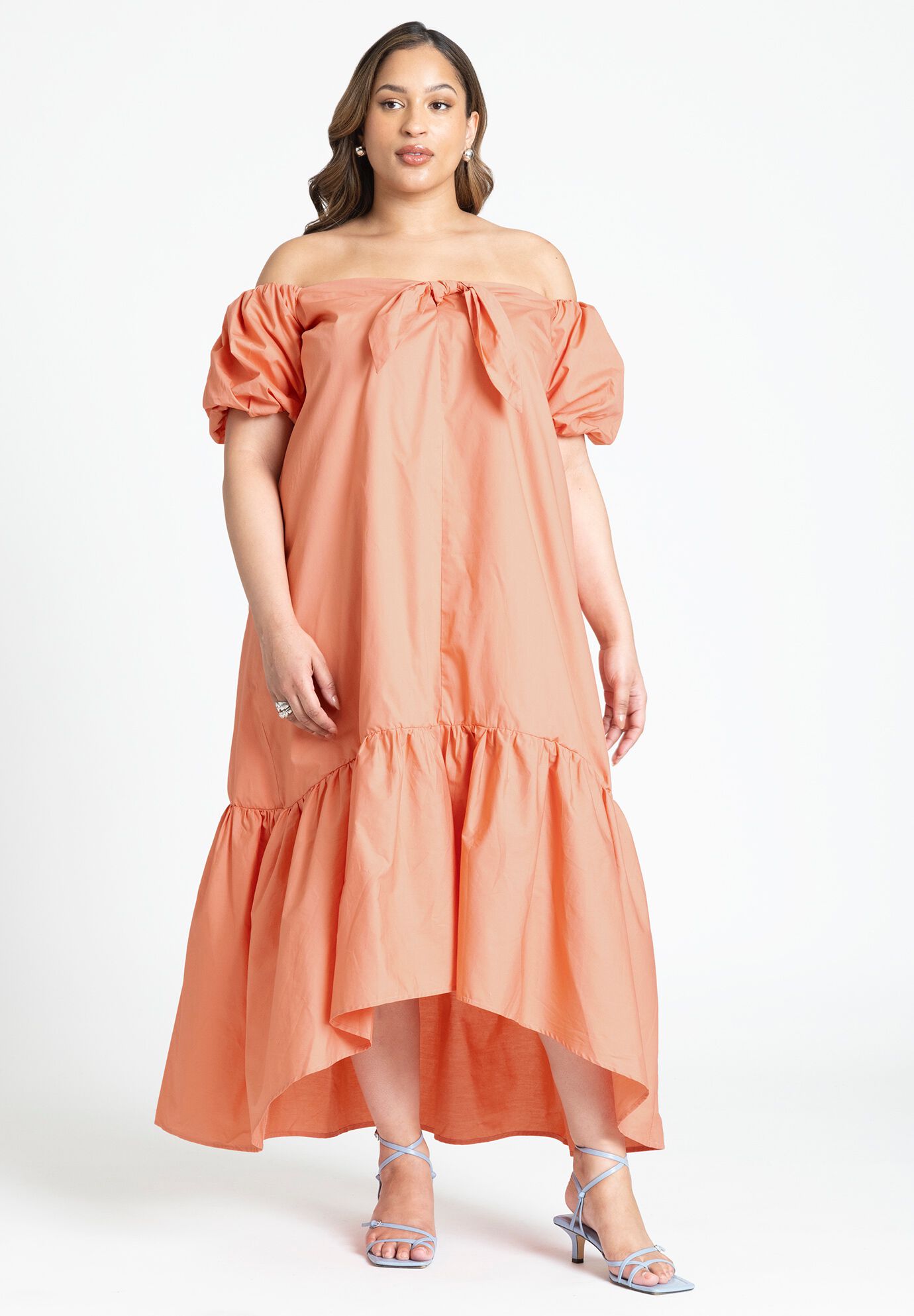 Evelyn - Bold Peony Print Relaxed Maxi Dress main image 1