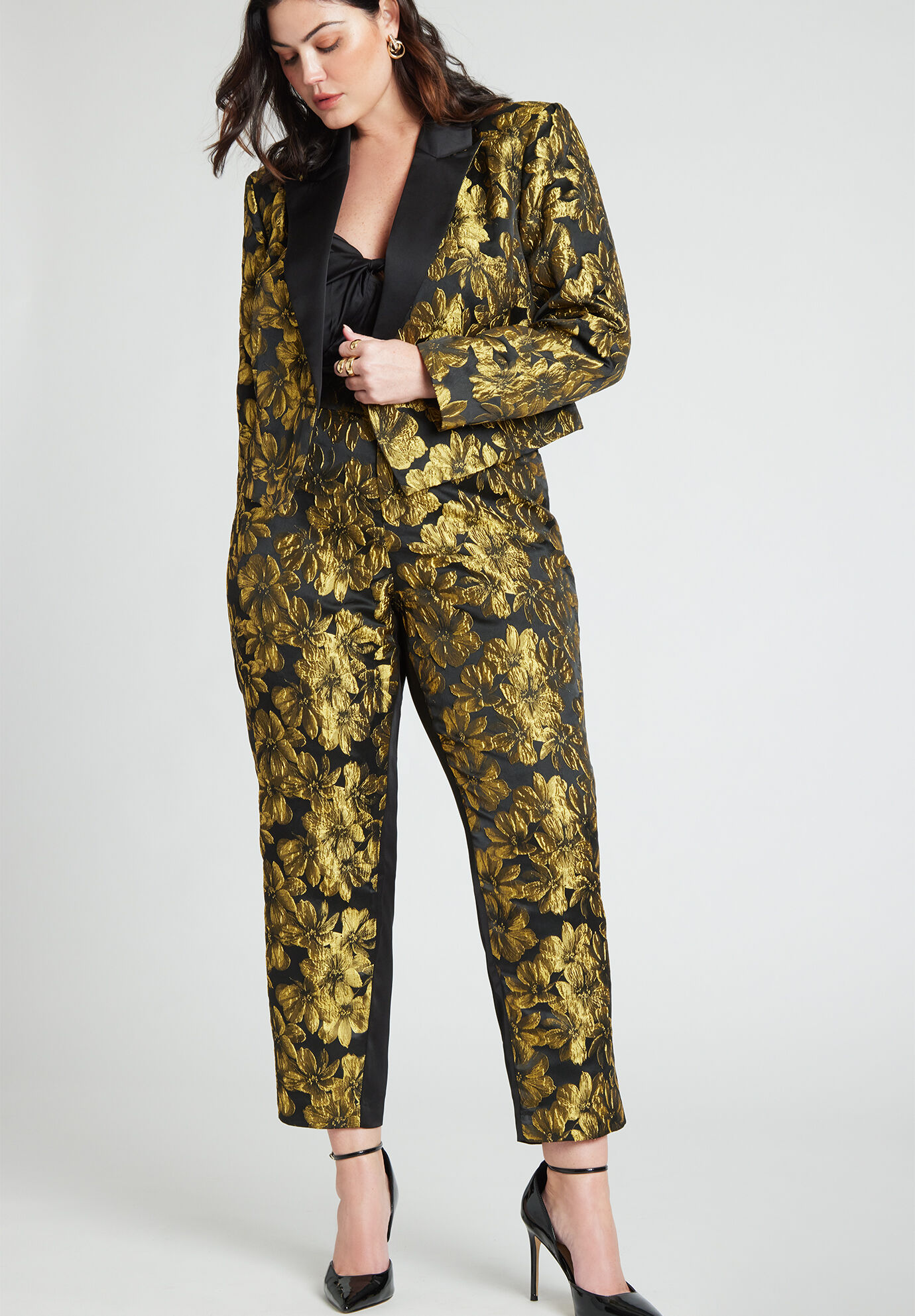 Boutique MARC BY MARC JACOBS Slim fit blue and black brocade pants Retail  price $420 Size XS