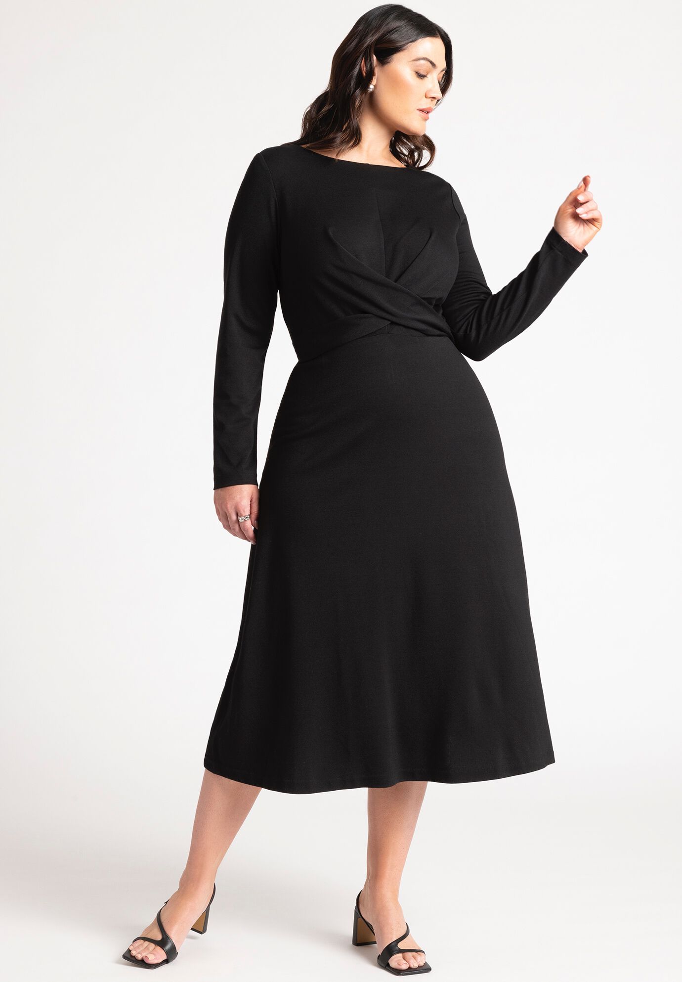 Eloquii on sale black dress