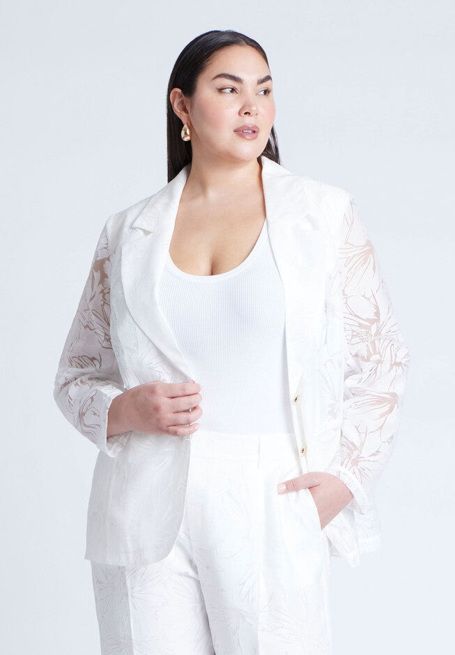Burnout Blazer, SOFT WHITE, on-hover image number null