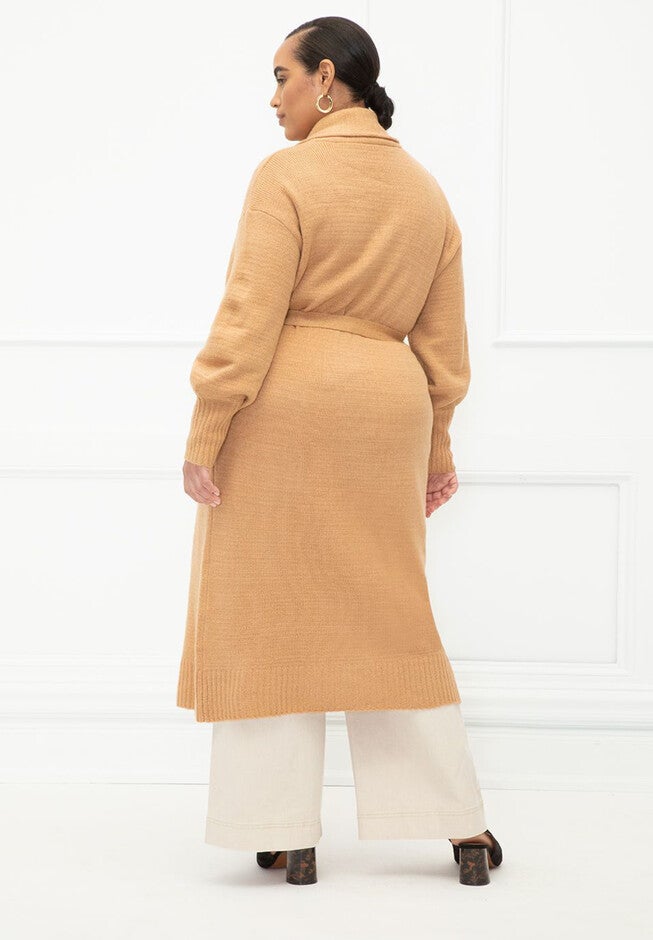 ELOQUII Elements Robe Sweater Jacket, , alternate image number null