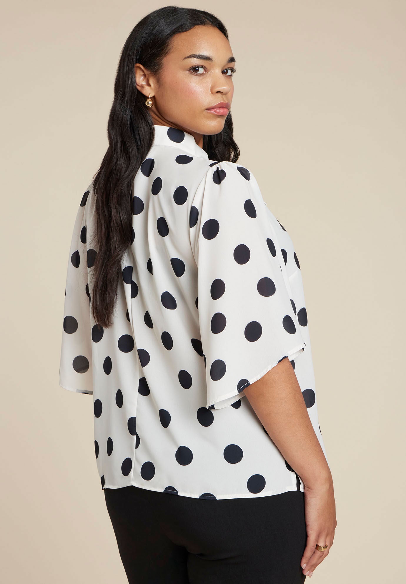 Bow Detail Flutter Sleeve Girl's Short Dress Chocolate