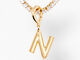 Isabella Mini Tennis Initial Necklace, N, alternate image number 1