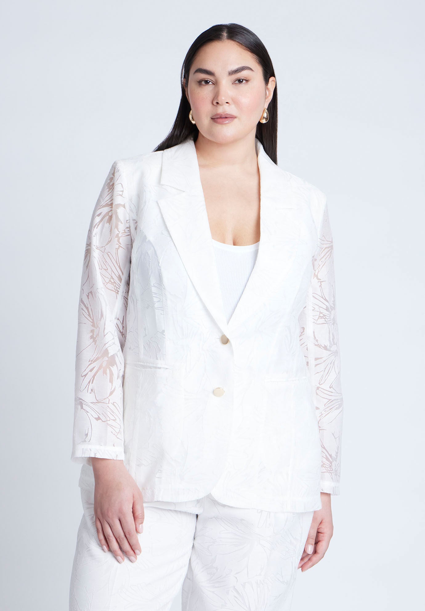Plaid Tweed Blazer | Eloquii Plaid Tweed Blazer | Eloquii