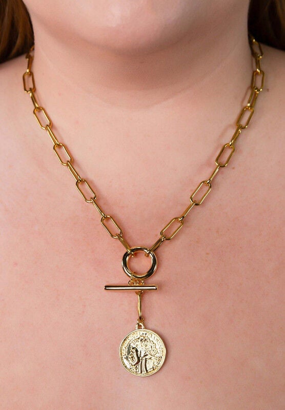 Maeve Necklace, GOLD, alternate image number 1
