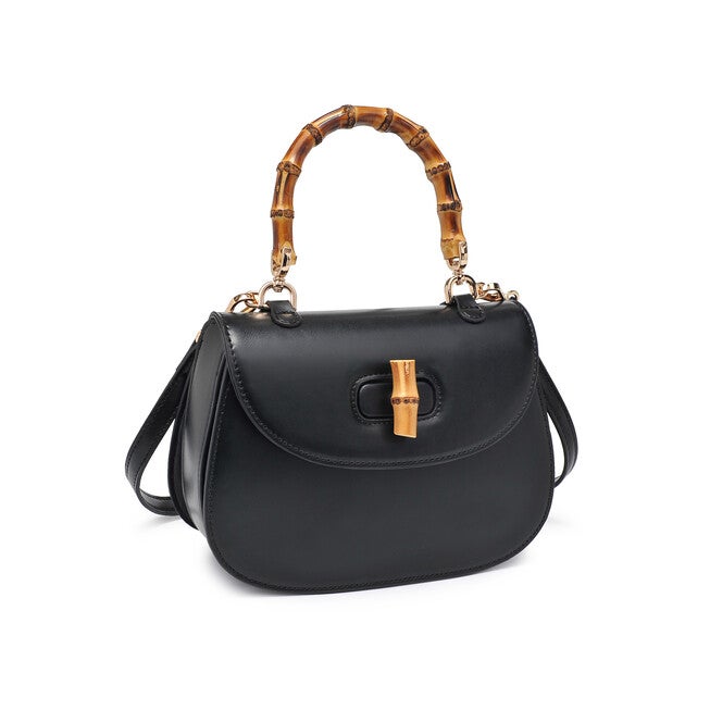 Allison - Bamboo Top Handle, BLACK, on-hover image number 1