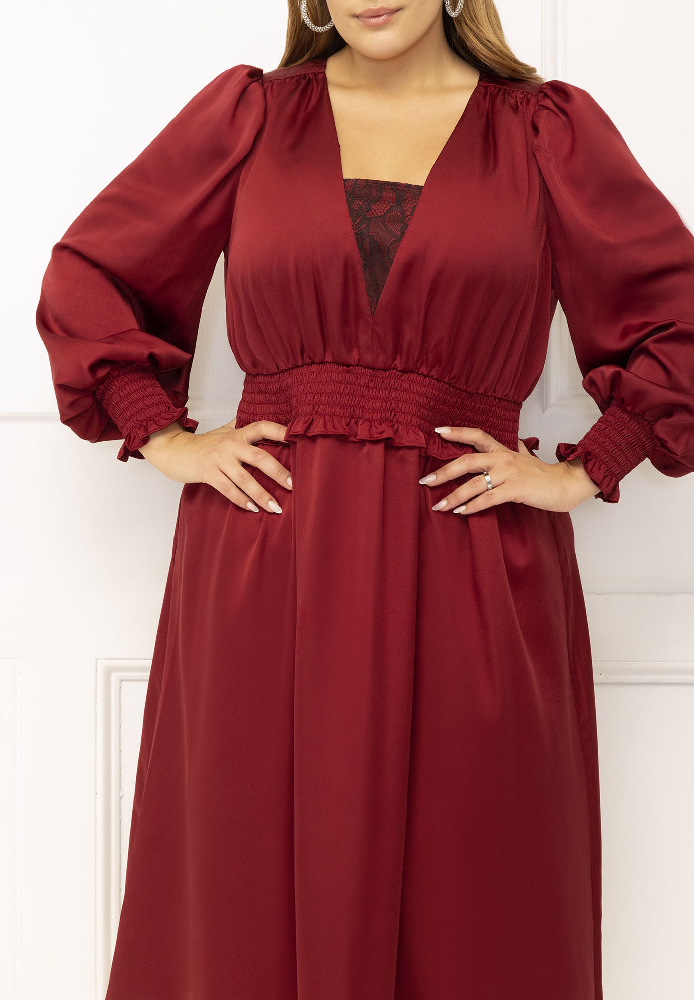 Eloquii red dress on sale