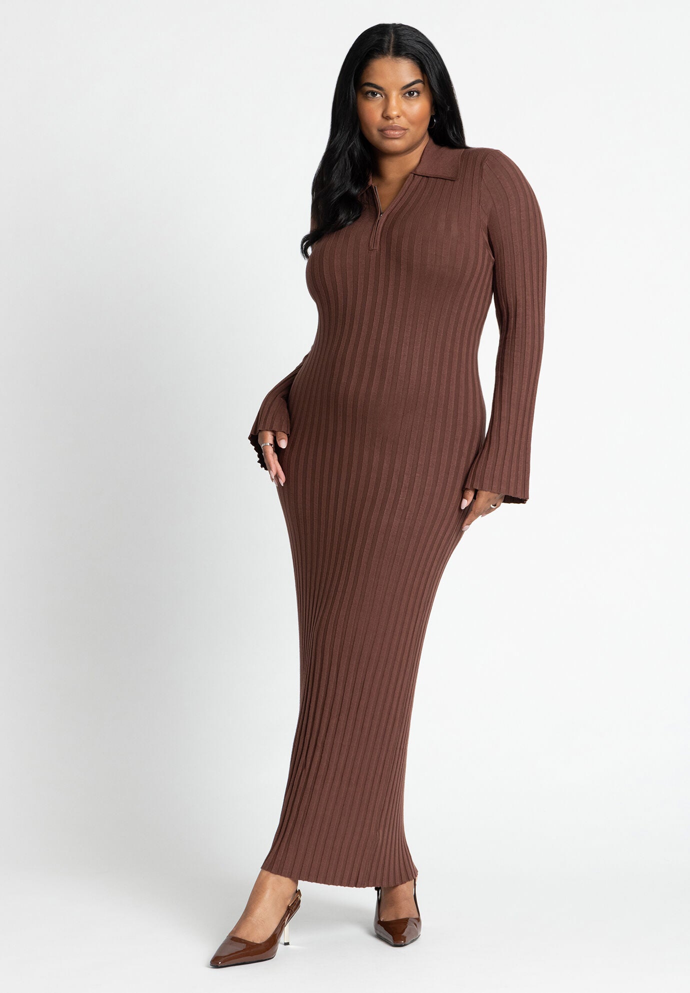 Collar detail sweater dress new arrivals