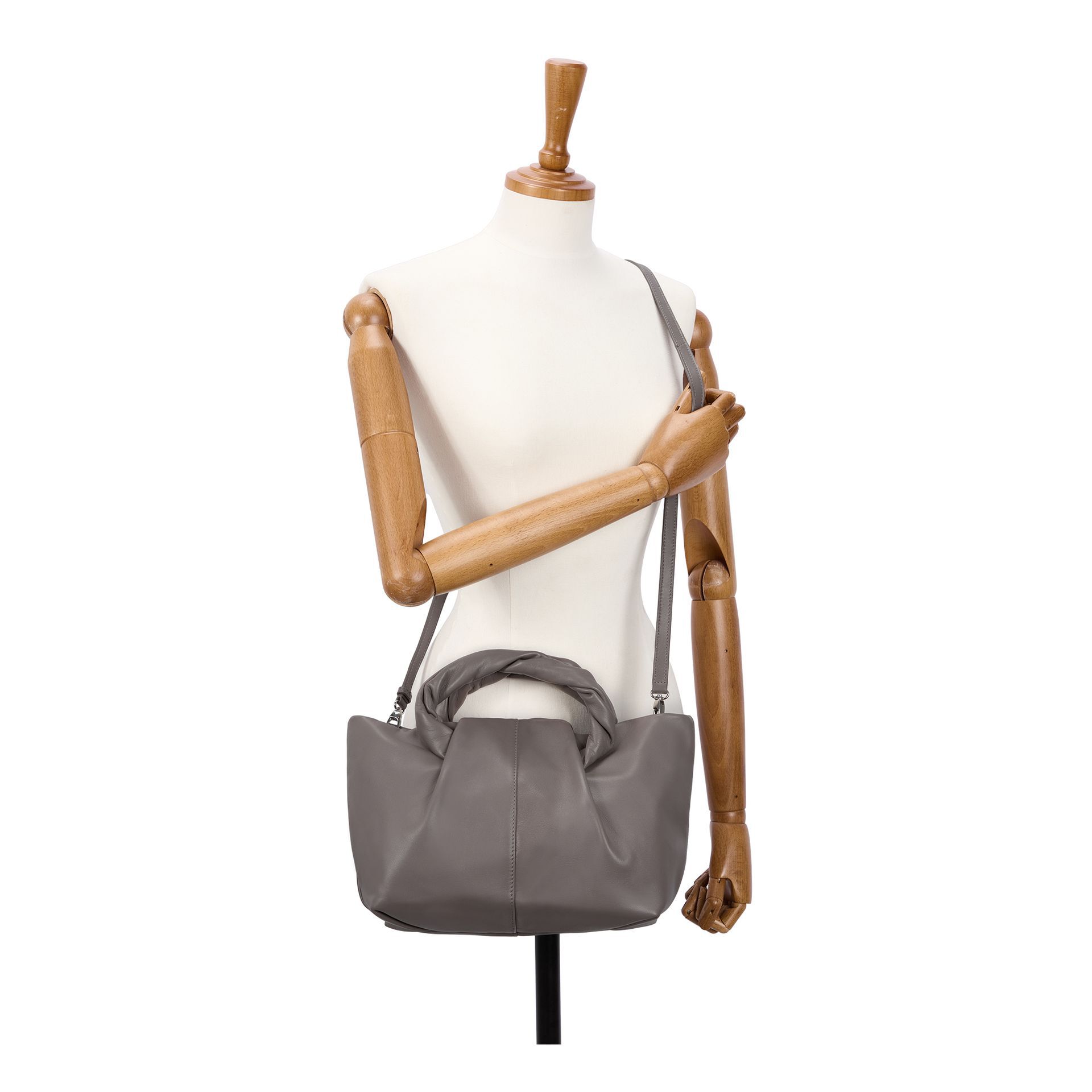 Cozy Satchel Medium Crossbody, WARM GREY, alternate image number 1