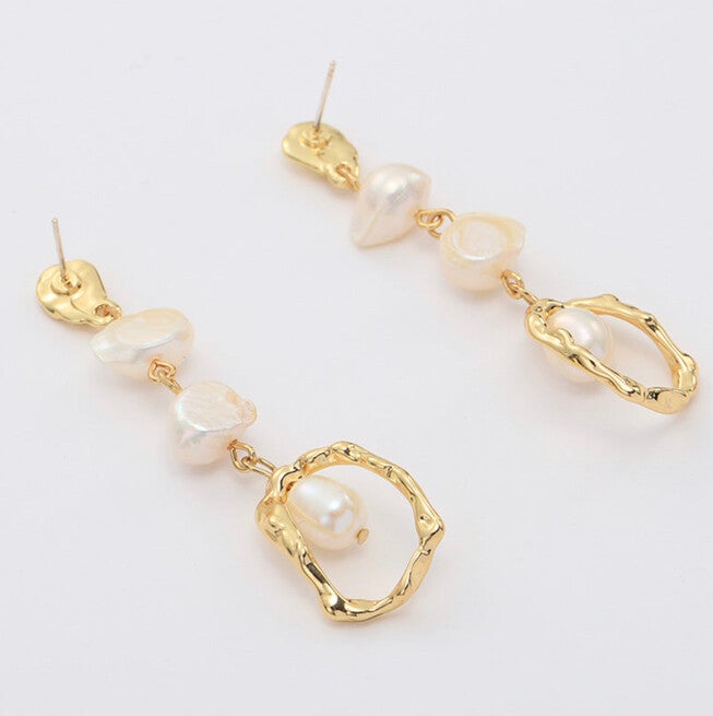 Alexandria Earrings, GOLD, alternate image number 1