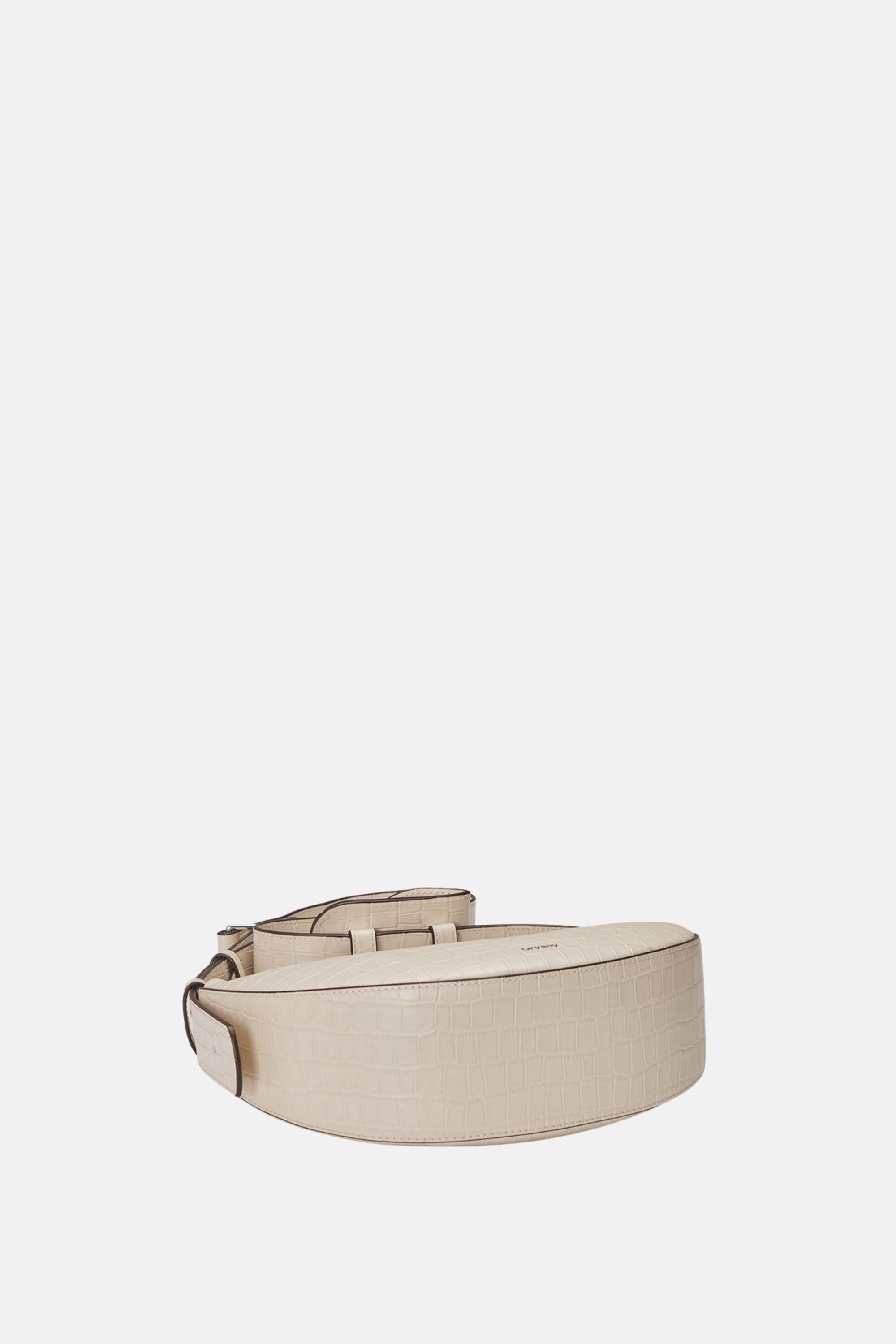 Rookie Croco Crossbody Medium- Cream, CREAM, alternate image number 4